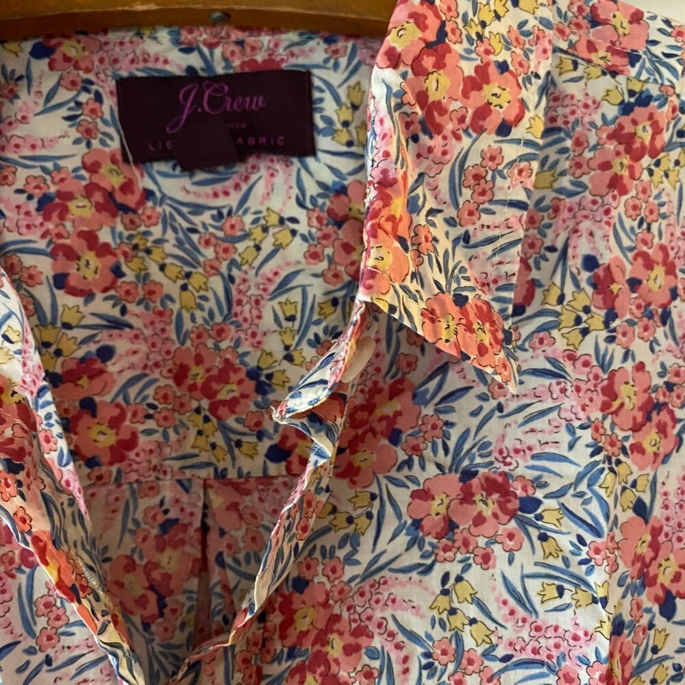 J Crew Liberty shirt VGUC